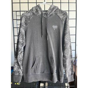 Women's Hoodie Size Small Color Gray Drawstring Pullover Long Sleeve Sweatshirt